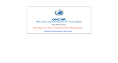 Desktop Screenshot of fieldsmail.ohchr.org