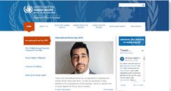 Desktop Screenshot of europe.ohchr.org