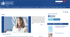 Desktop Screenshot of cambodia.ohchr.org